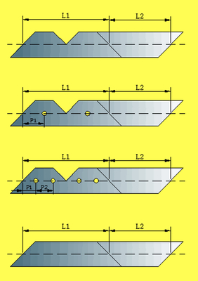V đâm máy cắt lõi biến áp 45 độ cắt lỗ đâm