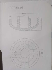 Phanh bền Bender Máy Làm Nước / Sữa Tank Head Dish End Die / Dụng cụ