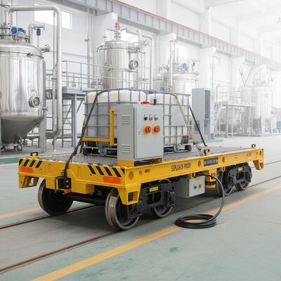 Xe tải vận chuyển đường sắt chống nổ với công suất tải 10 tấn và pin cho an toàn ngành công nghiệp hóa học